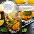 thumbnail image 2 of 100pcs Acrylic Crystal Fake Ice Cubes Realistic Clear Ice Cubes Photo Props, 2 of 9