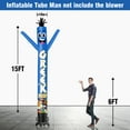 thumbnail image 2 of Greek Food Inflatable Tube Man Wacky Wavy Dancing Guy for Outdoor Decoration Advertising Business Promotion (Blower Not Included), 2 of 7