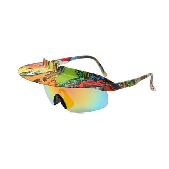Gafas de Sol de Moda para Exteriores, Sin Marco, de Una Sola Pieza, para Ciclismo, para Hombre y Mujer, Personalizadas.