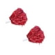 thumbnail image 2 of Wosthever 2 piezas de pompones de porristas para competición de baile, pompones de animadora de mano, decoración de fiesta para niños Kits de decoración para fiestas Rojo Wosthever HA071141-05, 2 of 6