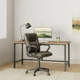 thumbnail image 4 of Lorell Soho High-Back Leather Chair, Black, 4 of 4