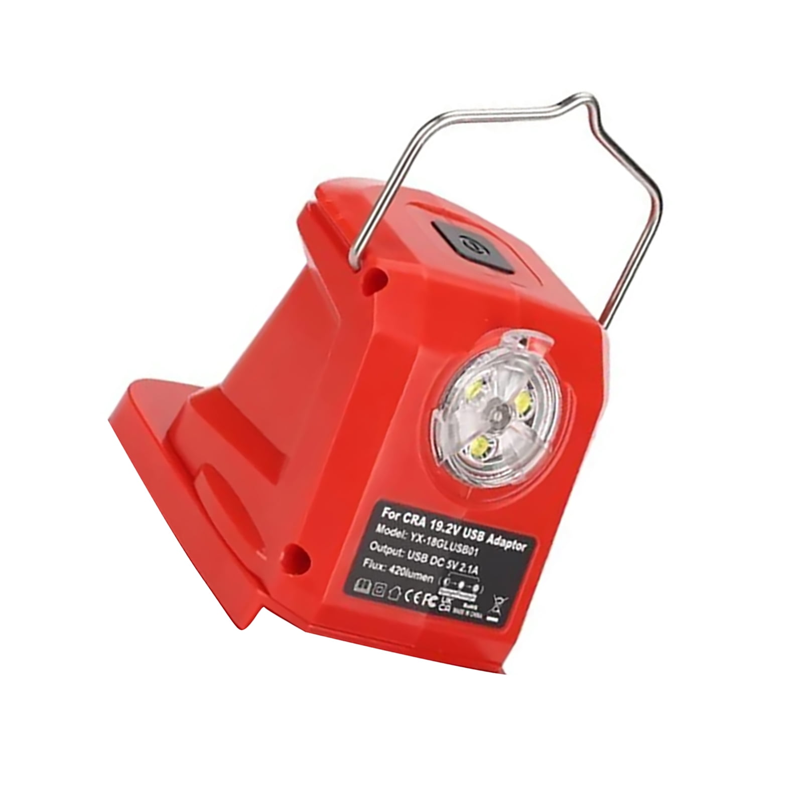 Multi-functional Charger Adapter with LED Dual USB Output Power Bank for Craftsman 19.2V Ni-cd Battery