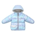 thumbnail image 2 of ATOGUTA Toddler Girl Winter Coat Warm Winter Coat Windproof Rain Jacket Snow Coat Blue, Size 6M-6, 2 of 6