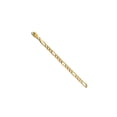 thumbnail image 1 of Solid 14k Yellow Gold 4mm Flat Figaro Chain Necklace - with Secure Lobster Lock Clasp 20", 1 of 6