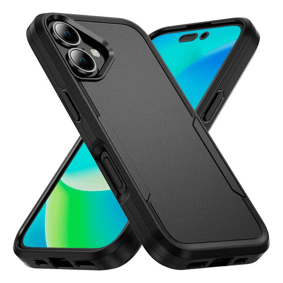 Entronix Case designed for iPhone 17 Heavy Duty Case, Protection Shockproof Dropproof Dustproof Anti-Scratch Case, Black