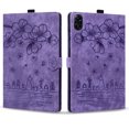 thumbnail image 2 of FJLBDE Case for Honor Pad X9 11.5 inch 2023 with Stand, Card Slot, Embossed Cat PU Leather Cover, Purple, 2 of 7