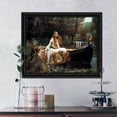 thumbnail image 6 of The Lady of Shalott Framed Print by John William Waterhouse, World Famous Wall Art Collection, Grace Your Living Room or Kitchen Decor With This Print, 11x14, 2484B, 6 of 7