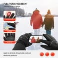 thumbnail image 6 of VIRNAZ Heated Gloves for Men Women, Rechargeable 5000mAh Electric Battery Touchscreen Warm Gloves for Motorcycle Skiing Skating Snow Hiking, 6 of 8