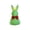 Green, variant on Easter Bunny Flameless Candle, Easter Real Wax Carved Led, Scented Bunny Shape Flameless Candle Set for Home Living Room Bedroom Party Decoration Centerpiece Table Home Decor,1Pcs