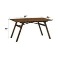 thumbnail image 2 of Rectangular Walnut Finish Eating Table - Spacious And Elegant Enhances Dining Area Charm, 2 of 2