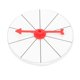 thumbnail image 2 of Creative Party Gathering Fortunate Table Turntable Plastic Drinking Game Turntable, 2 of 3
