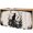 Charcoal,Ivory,BoneWhite,InkBlack, variant on Halloween Cabinet Curtain 28"W x 51"L, Rustic Horror Skeleton Cats Buttterfly Skull Black Dust-Proof Privacy Curtain for Closet Shelves Self Adhesive, Sink Skirt for Bathroom Vanity Kitchen Laundry