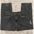 thumbnail image 5 of Ropa de calle Vintage de los años 90, pantalones vaqueros JNCO con ala grande bordada en negro, pantalones vaqueros holgados para mujer Y2K, nuevos pantalones anchos góticos Harajuku hip-hop, 5 of 5