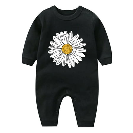 

XYIJANI Cloud Island Baby Clothes Boys and Girls Cartoon Print Long Sleeved Crawl Clothes 1 To 2 Years Old Newborn Baby 12-18 Month Boy Clothes (Black 12M)