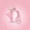 Pink D, variant on Feelyou Pink Crown Letter W Print Twin Comforter Sets for Girls, Princess Flower Monogram Bedding Set, Pink Reversible, 2-Piece