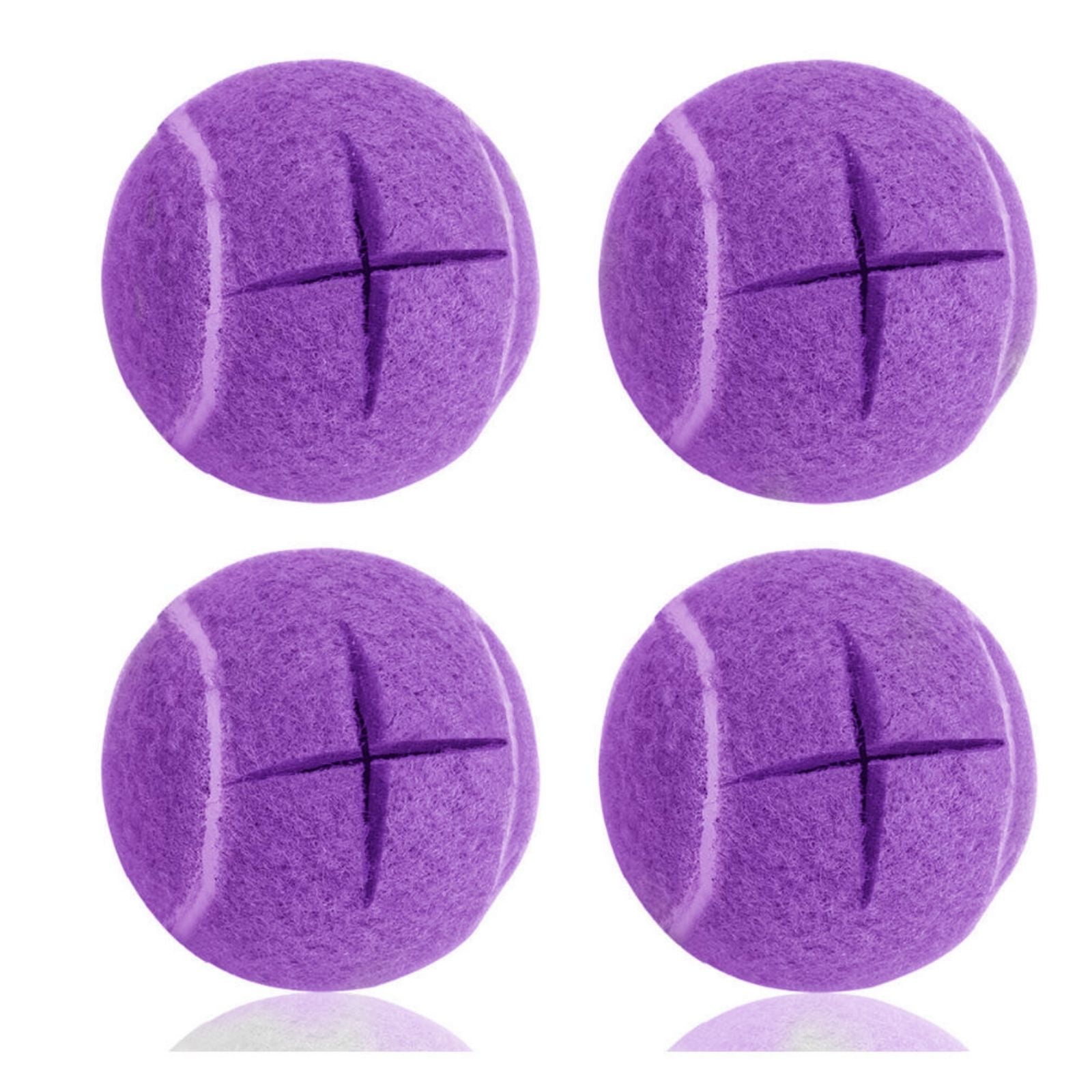 Precut Walker Tennis Balls 4 Pcs Balls with Precut Opening for Easy
