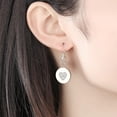 thumbnail image 6 of 4pcs 2 colors Eco-Friendly Brass Micro Pave Cubic Zirconia Pendants with Jump Ring Long-Lasting Plated Flat Rounnd with Heart Pattren Mixed color 15.7x13.7x1.7mm 2pcs/color, 6 of 6