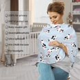 thumbnail image 4 of Haiem Cute Farm Cow Baby Nursing Cover & Nursing Poncho - Multi Use Cover for Baby Car Seat Canopy, Stroller Cover, 360°Full Privacy Breastfeeding Coverage, 4 of 9