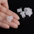 thumbnail image 5 of Uxcell 12 pack Flanged Sleeve Bearings Plastic Bushings 7.5mm Bore x 9mm OD x 12mm Length Nylon Bushings, White, 5 of 5
