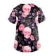 thumbnail image 3 of Blusa de manga corta con cuello en V para mujer, blusa de bolsillo con estampado de uniforme de trabajo Pompotops hkajfhjk473467, 3 of 4