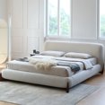 thumbnail image 2 of Cama King Size oTTo Tela Tipo Borrego KB94, 2 of 10