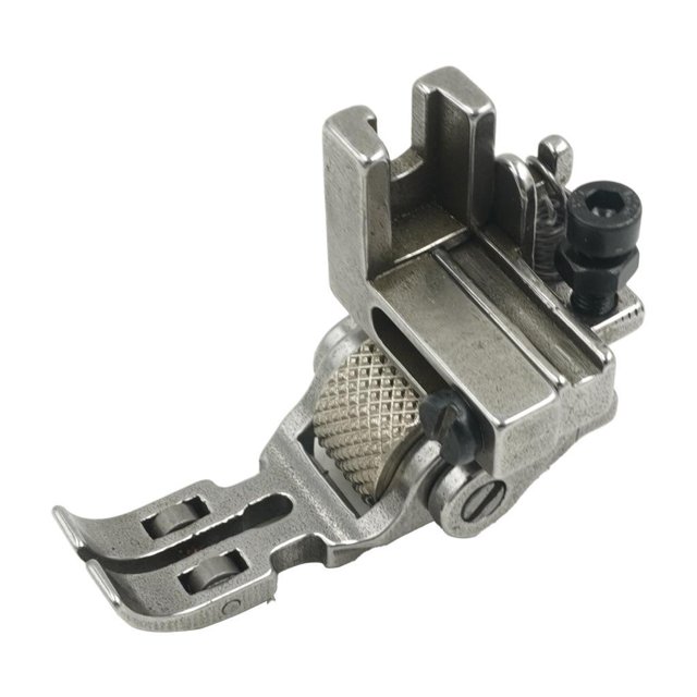 QualitChoice Pied-de-Biche Industriel pour Machine à Coudre, Roue Épaisse pour Jeans, Roue en Cuir