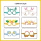 thumbnail image 5 of Decoraciones de Pascua, adornos de Pascua, vasos de cartón, paquete de 6 vasos de papel para fiestas, accesorios novedosos para cumpleaños, luaus de Pascua, vasos de papel para fiestas., 5 of 6