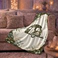 thumbnail image 5 of Rustic Camper Trailer Botanical Garden Scene Autumnal Camping, Rustic Camping Scene, Warm Flannel Blanket for Ranch House and Living Room, Outdoor Lovers Camping Gift, Rustic Home Decor, 5 of 7