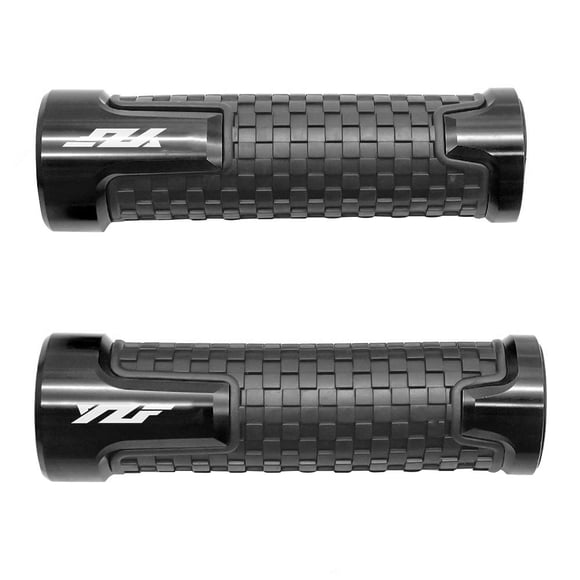 7/8" 22mm Motorcycle Handlebar Grips for YZF R1 R3 R6 R7 R125 R6S R25 600R 2000-2023 (Black)