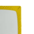 thumbnail image 2 of Ambesonne Tattoo Theme Fitted Sheet, Skull Wings Gothic Art, Twin Size, Yellow White and Black, 2 of 2