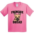 thumbnail image 3 of Inktastic Cute French Bulldog Frenchie Squad Youth T-Shirt, 3 of 5