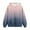 Gray, variant on BADHUB Cute Gradient Hoodies for Teen Girls Trendy Preppy Hooded Sweatshirts Oversized Long Sleeve Tops with Pocket Gray 13 Years