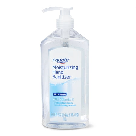 Equate Moisturizing Hand Sanitizer with Vitamin E, 34 fl oz