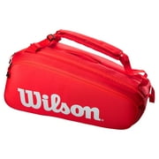 Wilson Super Tour 9 Pack Tennis Bag Red (  OS   )