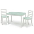 thumbnail image 4 of Delta Children Gateway Table & 2 Chairs Set, Greenguard Gold Certified, White/ Aqua, 4 of 9