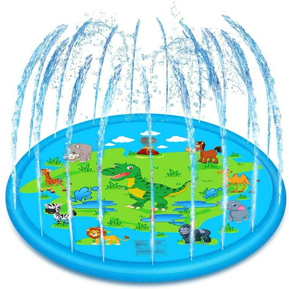 Inflatable Splash Pad Sprinkle Splash Play Mat Eco-friendly Backyard Sprinklers Toys for Boys Girls Dogs