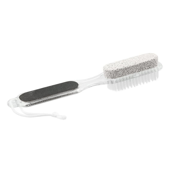 Vocoste Multi Purpose 4 in 1 Foot File with Foot Scrubber Pumice Stone Foot Care Tool White