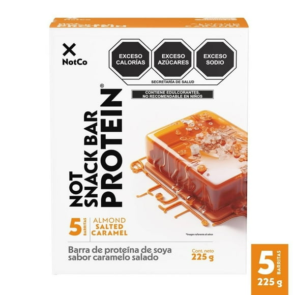 Barra de proteína NotCo Not Snacks Almond salted caramel 225 g