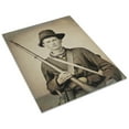 thumbnail image 3 of Print: Young Civil War Soldier, Union Uniform, Hardee Hat, Musket, 3 of 4