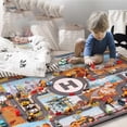 thumbnail image 4 of Alfombra antideslizante de tráfico de carretera para niños, tapete de juego de simulación, mapa de estacionamiento de Ciudad de coche, regalos para niños y niñas (sin coches), 4 of 4