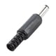 thumbnail image 5 of 100Pzs Negro 2.5mm x 5.5mm Adaptador Jack Clavija Macho de Potencia DC, 5 of 5