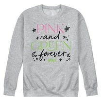 Wicked - Pink And Green Forever - Men's Crew Fleece Sweatshirt