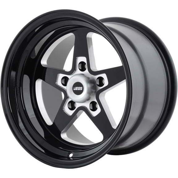 JEGS 681288 SSR Star Wheel Size: 15 x 10 Bolt Pattern: 5 x 4.75 Back Spacing: 5.