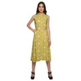 thumbnail image 1 of Moomaya Womens Sleeveless Lapel Collar Dress With Pockets Printed Summer Wear, 1 of 5