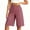 #04 Brown 【Mix, Match & Rotate: Stock Up on Daily Colors】, variant on Women's Hemp Blend High Waisted Straight Leg Pants, Trousers with Pockets for Women, Elastic Waist Relaxed Fit, Casual Loose Flowy Capris for Summer Beach Business Office, Capri