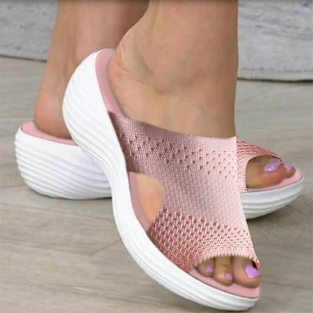 

Women s Fashion Summer Outer Wear Lightweight Flat Casual Sandals And Slippers Tan Wedge Sandals for Women Pineapple Sandals for Women Size 9 Womens Walking Sandals Size 9 Wide Fringe Sandals Women