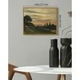 thumbnail image 6 of Drsoum Vintage Landscape Wall Art Rustic Farmhouse and French Country Decor for Home Office Kitchen Dining Room Hallway Bedroom 8x10in Natural Framed, 6 of 6