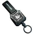 thumbnail image 2 of ZZkhGO Retractable Steel Rope Keychain, High Elasticity Spring Key Ring with Buckle, Magnetic Secure Keyrings for Keys ID Card, 2 of 3