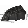 thumbnail image 2 of PVC Curb Ramp 25x27x11cm, Portable Threshold Ramp for Driveway Sidewalk, 2 of 4