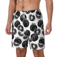 thumbnail image 2 of Uemuo Hand Drawn Tomatoes Pattern Mens Swim Trunks Quick Dry Board Shorts with Mesh Lining, Stretch Beach Shorts Quick Dry No-Chafing Board Shorts-Small, 2 of 9